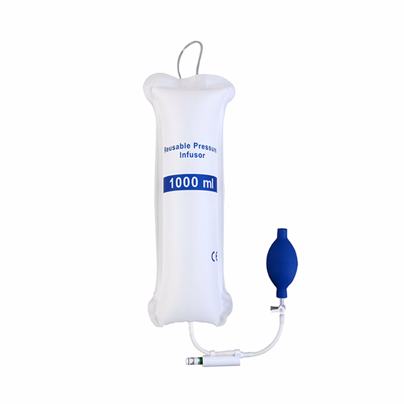 Pressure Infusion Bag 1000 ml White Nylon, Single Tube with Piston Gauge Disposable, 1 Pc / Bag SKU: TNC-IBP-DPI1000D