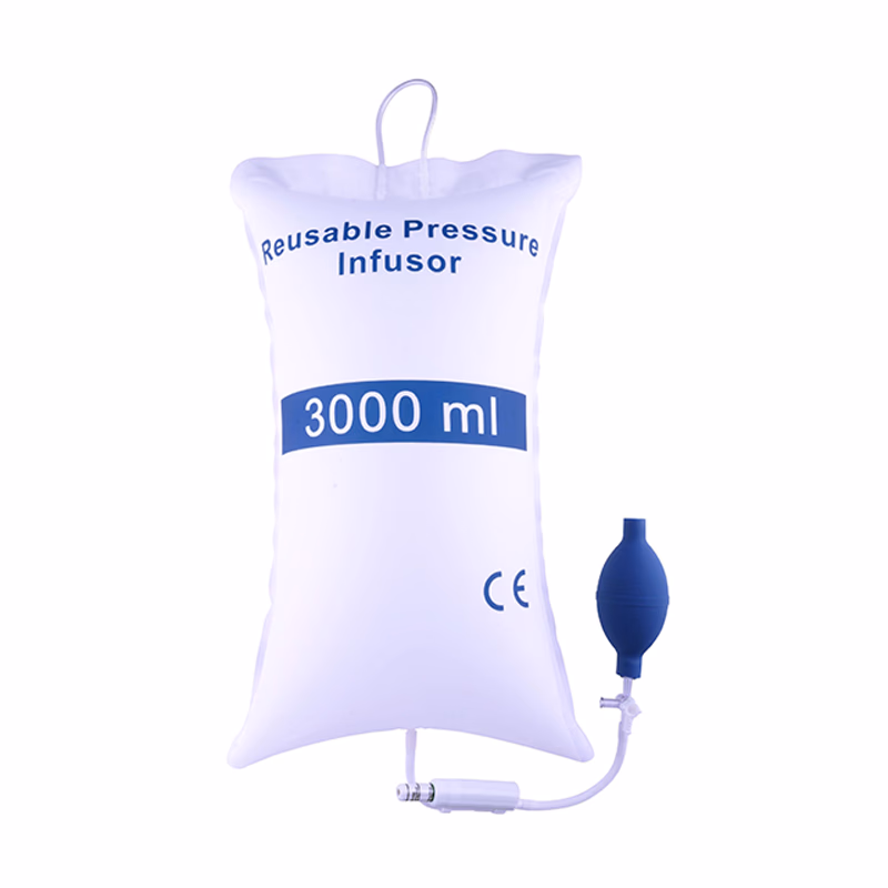 Pressure Infusion Bag 3000 ml White Nylon, Single Tube with Piston Gauge Disposable, 1 Pc / Bag SKU: TNC-IBP-DPI3000D