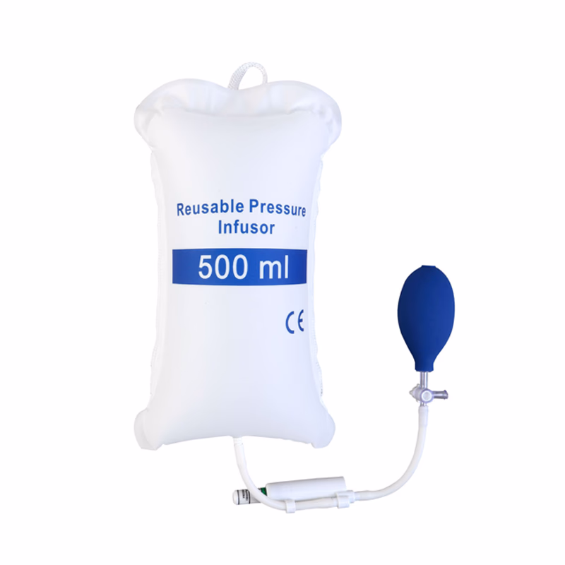 Pressure Infusion Bag 500 ml White Nylon, Single Tube with Piston Gauge Disposable, 1 Pc / Bag SKU: TNC-IBP-DPI500D
