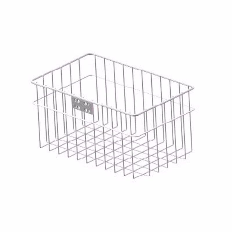 Compatible GCX PM-0002-04 Basket for 2 in Diameter Pole Basket with PolyClamp Post Mount with .75 to 2”/19 to 50.8 mm Diameter. Features: 1) Storage for Cables, Blood Pressure Sphygmomanometer and Other Monitoring Accessories; 2) Maximum Load: 5 lbs /2.3 kg; 3) Inside dimension: 12.75"W x7.5"D x 5.9"H; 4) PolyClamp Mount Accommodates Poles with Diameter: 0.75 to 2”/19 to 50.8 mm; Please note: Basket Only. The Wall Track is Not Included. SKU: TNC-MB006