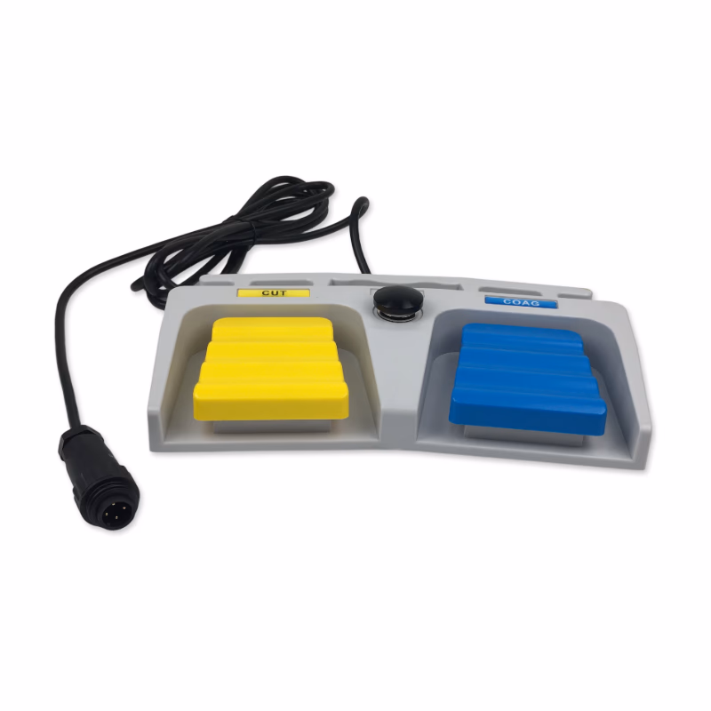 Compatible Monopolar Footswitch, ESU (Electrosurgical Unit) 4 Pin 3m (comparable to KLS Martin 80-811-32-04) for KLS Martin  maXium smart C i version，maXium smart C e version SKU: TNC-MFS015