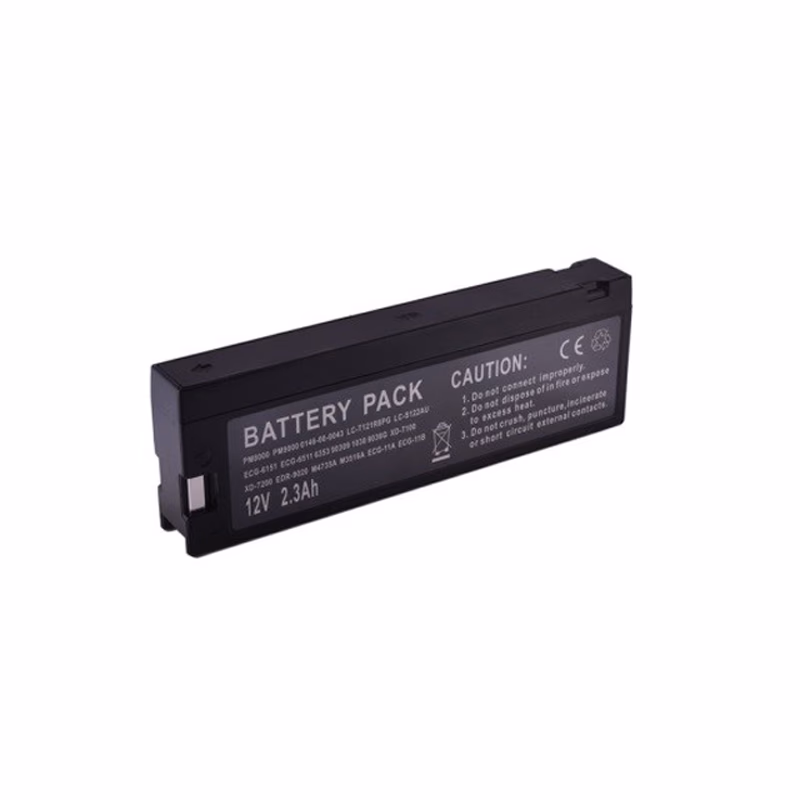 Compatible Li-ion Battery, 12V, 2300mAh (comparable to Mindray M05-302R3R) for Mindray MEC 1000, MEC1200, MEC1000, 1030, 1050, MEC2000, 9030P, PM9800, PM-8000 EXPRESS, Passport 2, Spectrum SKU: TNC-MMP-MR-001