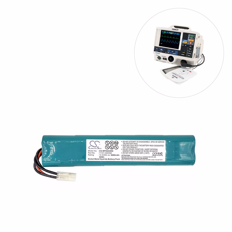 Compatible Ni-MH Battery, 12V, 3000mAh (comparable to Medtronic 3200497-000) for Medtronic Defibrillato, LIFEPAK 20, Physio-Control LifePak 20 SKU: TNC-MT-BA006