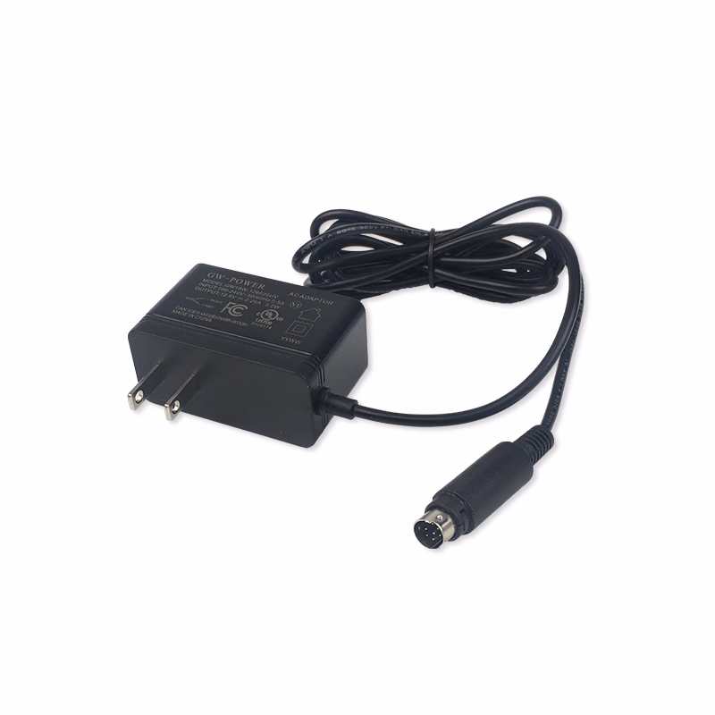 Wall-Mount Power Adapter Output: 12.6V/0.25A with Plug MINI DIN 8 PIN, Power Plug: US for Baxter AS40, AS40A, AS50 SKU: TNC-PA005