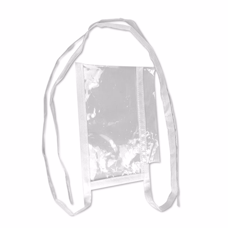 Disposable Telemetry Pouch Transparent Double-sided Water Resistant 50pcs/unit Compatible with Multiple Telemetry or Holter Recorders. Transparent PE Film Allows for Easier Viewing of Digital Displays. Ties to Secure Both Over the Head or Kiagonal. Self-Adhesive Closure. SKU: TNC-TP003