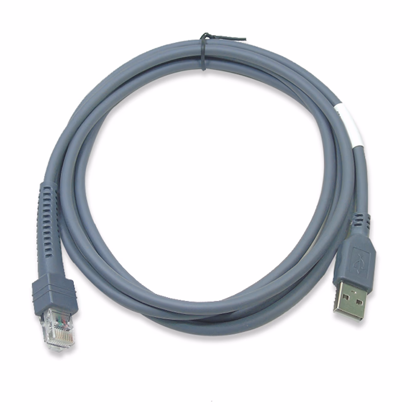 Compatible USB Barcode Scanner Cable (comparable to: STERIS) For STERIS  Barcode Scanner Cable, 6.5ft, Black, No Anti-interference Magnetic Ring SKU: TNC-USB006