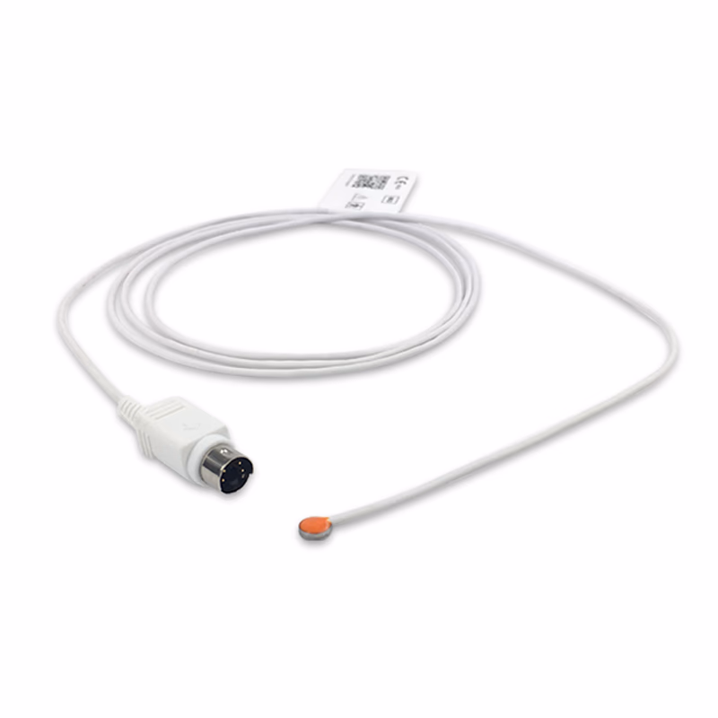 Compatible Pediatric/Neonate Skin Surface Temperature Probe 1.5m (comparable to Atom 60881) Reusable, 6.0mm Probe Disc SKU: TS-AT01-PS15