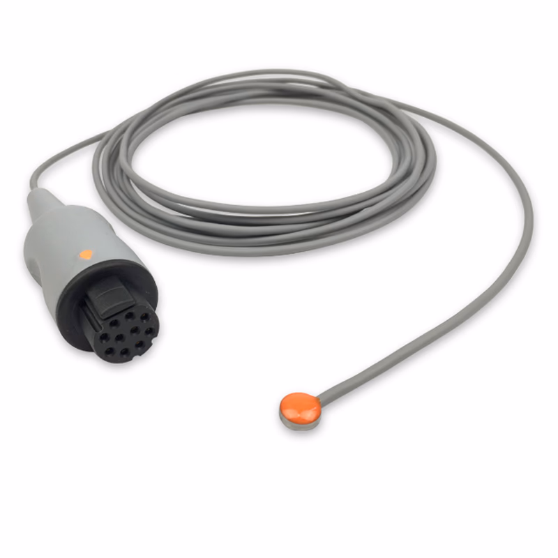 Compatible Adult Skin Surface Temperature Probe 3.0m (comparable to Artema S&W T1302) Reusable, 9.0mm Probe Disc SKU: TS-SW-AS30