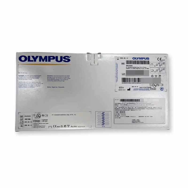New Original HF-Resection Electrode, Loop, 24Fr. - Olympus WA22302D Sterile,Single-Use,Increased width of loops allows more heamostasis during cutting SKU: WA22302D