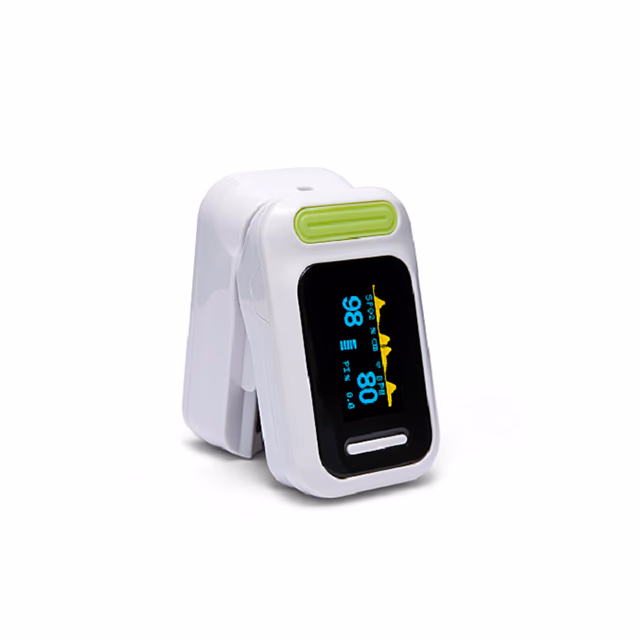 Original Fingertip Pulse Oximeter - Yonker YK-83C fingertip pulse oximeter, Dual color OLED displays, white, including 1pc lanyard SKU: YK-83C