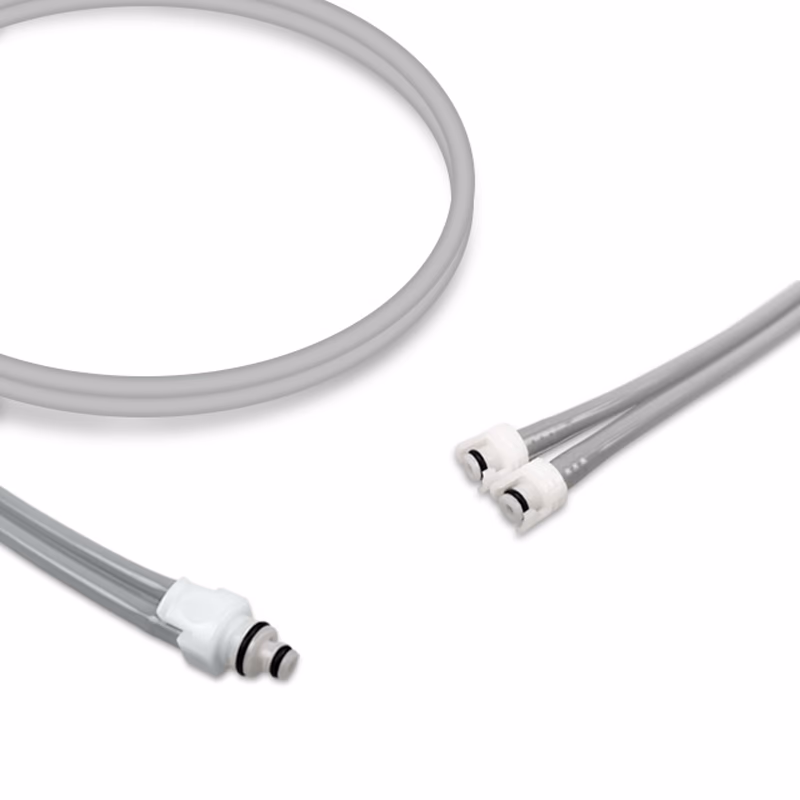 Compatible Adult/Pediatric 2-Tubes BP Air Hoses and Adapter, 2.5m (for use with Datex Ohmeda, use with: 2-Tube Female Submin Cuff) 1 Pc / Bag SKU: BPH-AD25-13-10