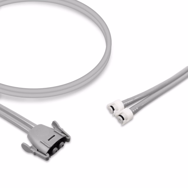 Compatible Adult/Pediatric 2-Tubes BP Air Hose, 3.0m (comparable to Welch Allyn 4500-31, use with: 2-Tube Female Submin Cuff)  SKU: BPH-AD30-24-10