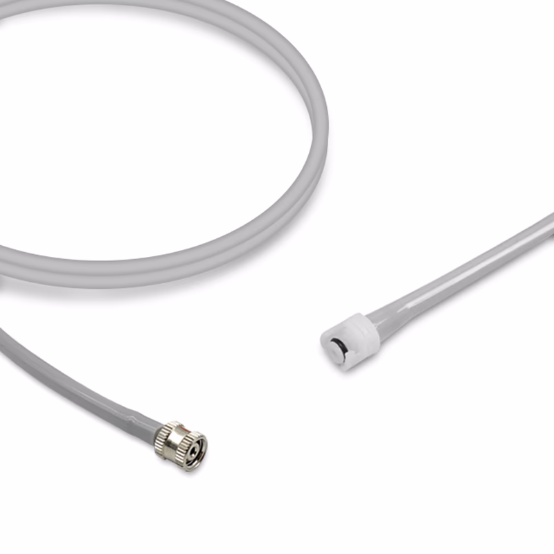 Compatible Adult/Pediatric 1-Tube BP Air Hose, 1.8m (with: Female Threaded, use with: 1-Tube Female Submin Cuff) SKU: BPH-AS18-09M-10