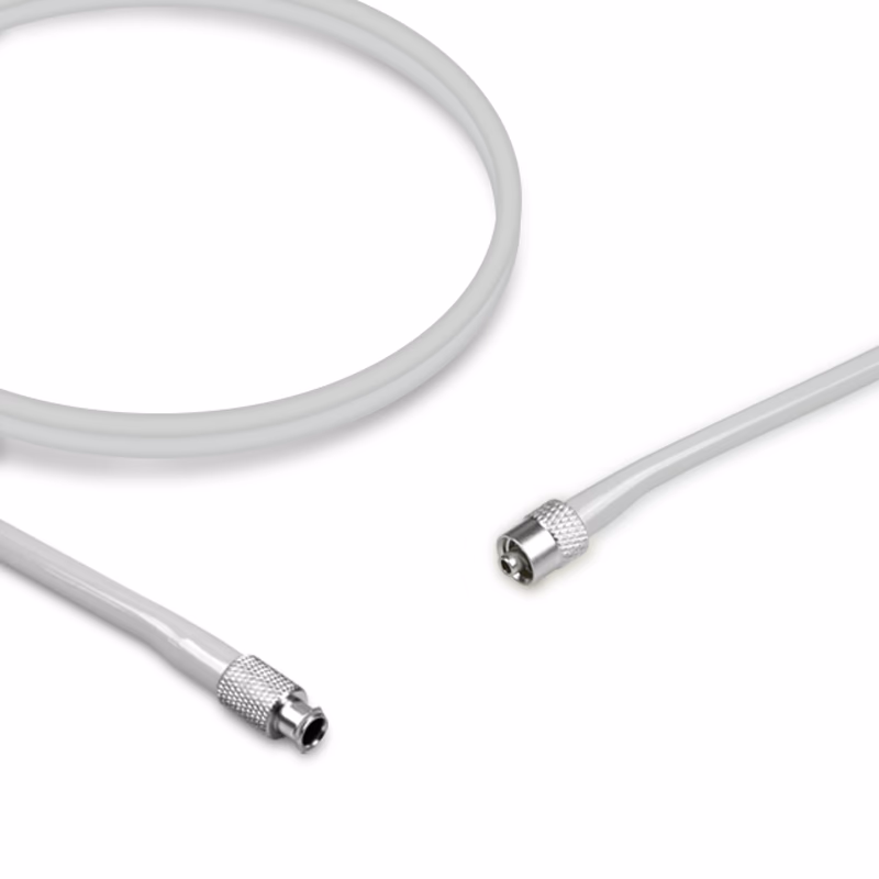 Compatible Adult/Pediatric 1-Tube BP Air Hose, 2.5m (with: Female Luer Lock, use with: 1-Tube Female Lock Luer Cuff) SKU: BPH-AS25-03M-04M