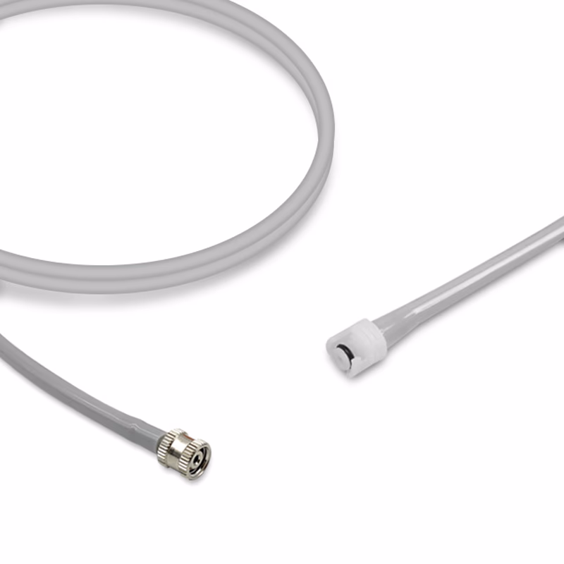 Compatible Adult/Pediatric 1-Tube BP Air Hose, 2.5m (with: Female Threaded, use with: 1-Tube Female Submin Cuff) SKU: BPH-AS25-09M-10