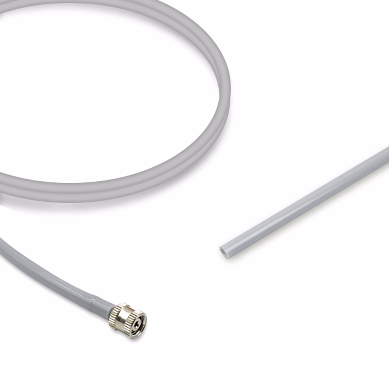 Compatible Adult/Pediatric 1-Tube BP Air Hoses and Adapter, 2.5m (with: Female Threaded, use with: No-Fitting Cuff) 1 Pc / Bag SKU: BPH-AS25-09M-N
