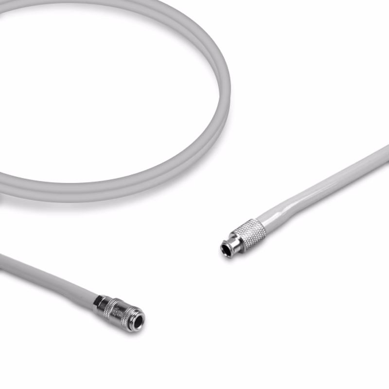 Compatible Adult/Pediatric 1-Tube BP Air Hose, 3.0m (comparable to Ivy Biomedical 2686-00-01, use with: 1-Tube Male Lock Luer Cuff) SKU: BPH-AS30-02M-03M