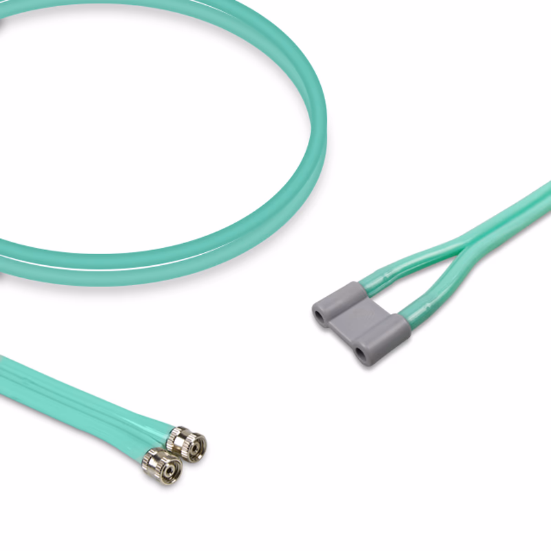 Compatible Neonate 2-Tubes BP Air Hose, 2.5m (with: Female Threaded, use with: 2-Tube Male Luer Slip Cuff) SKU: BPH-ND25-09M-17