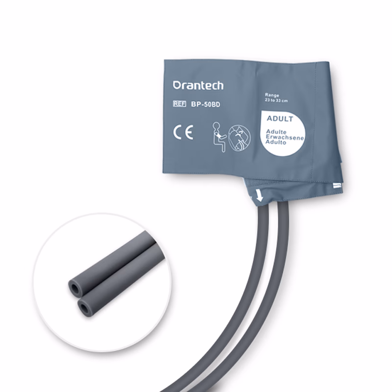 Adult 23-33cm 2-Tubes Dark Grey BP Cuff with No Fitting Reusable, PU, Tubing/ 20cm SKU: CL-BP-50BD