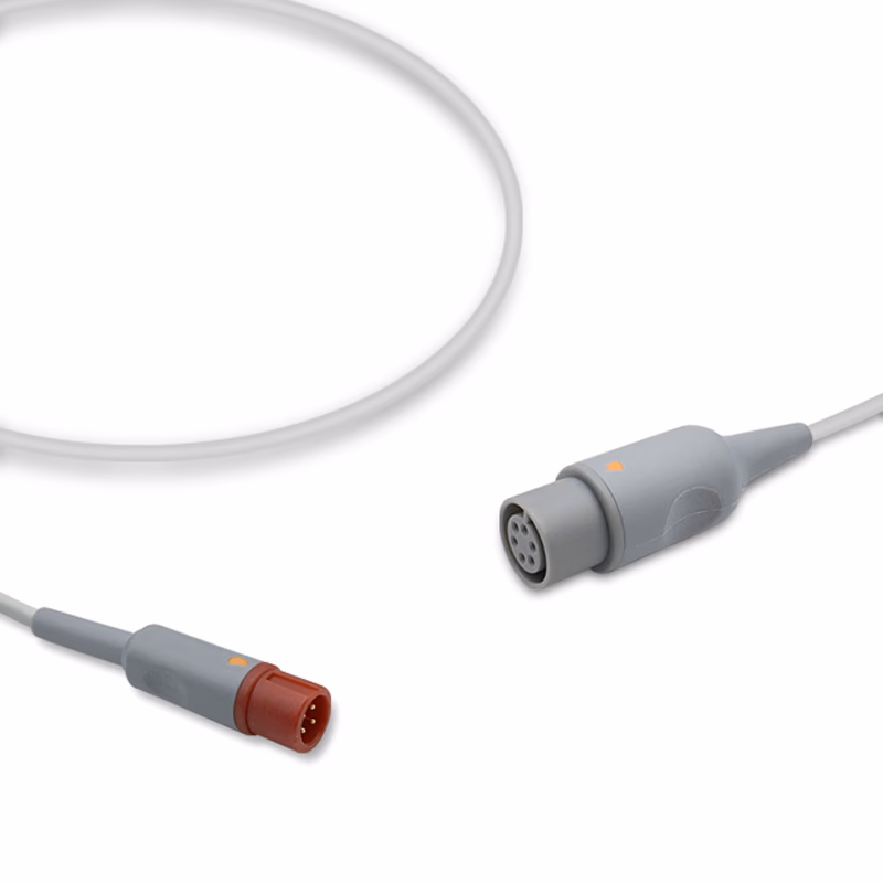 Compatible IBP Converter Cable (for use with Biolight, used with AAMI IBP Cable) Reusable, 0.3m SKU: IBPA-BLT-AM03