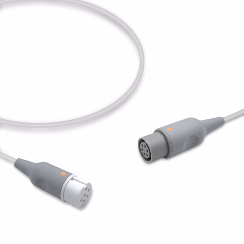 Compatible IBP Converter Cable (for use with Datascope, used with AAMI IBP Cable) Reusable, 0.3m SKU: IBPA-DT-AM03