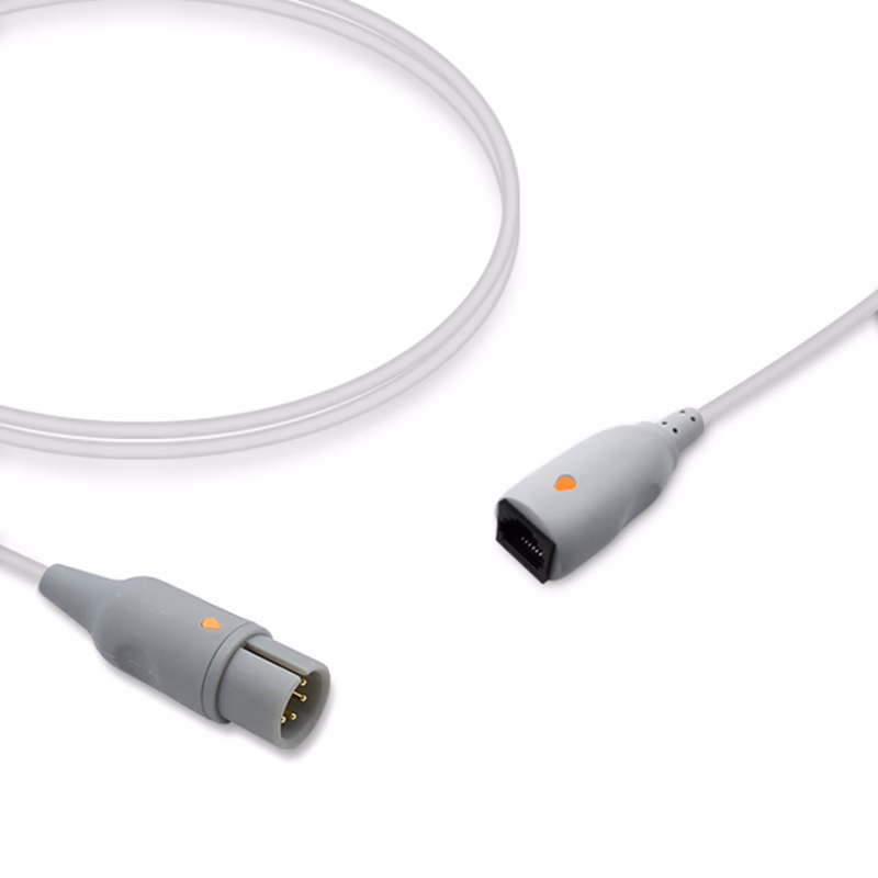 Compatible IBP Adapter Cable (comparable to Zoll 8000-0664-02, used with Abbott/Medex, Transducer) Reusable, 4.0m SKU: IBP-AM01-MXT40