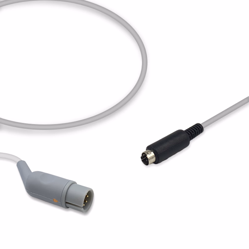 Compatible Simulator IBP Adapter Cable, 1.5m (comparable to: AAMI 6P(Elbow), use with Contec Technologies) Reusable, 1 Pc / Bag SKU: IBP-AM-MD15