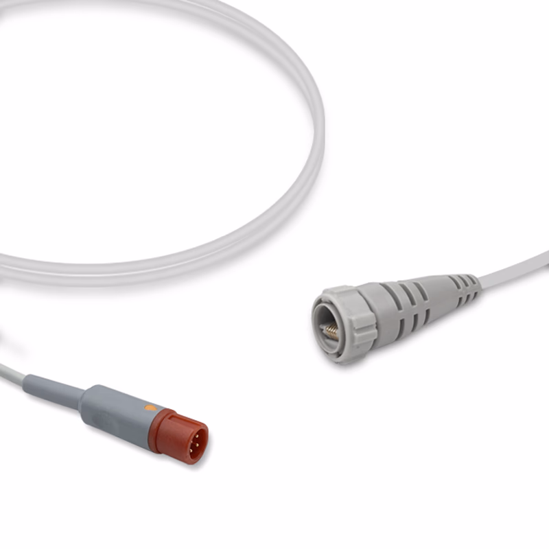 Compatible IBP Adapter Cable (for use with Biolight, used with Argon, Transducer) Reusable, 4.0m SKU: IBP-BLT-AG40
