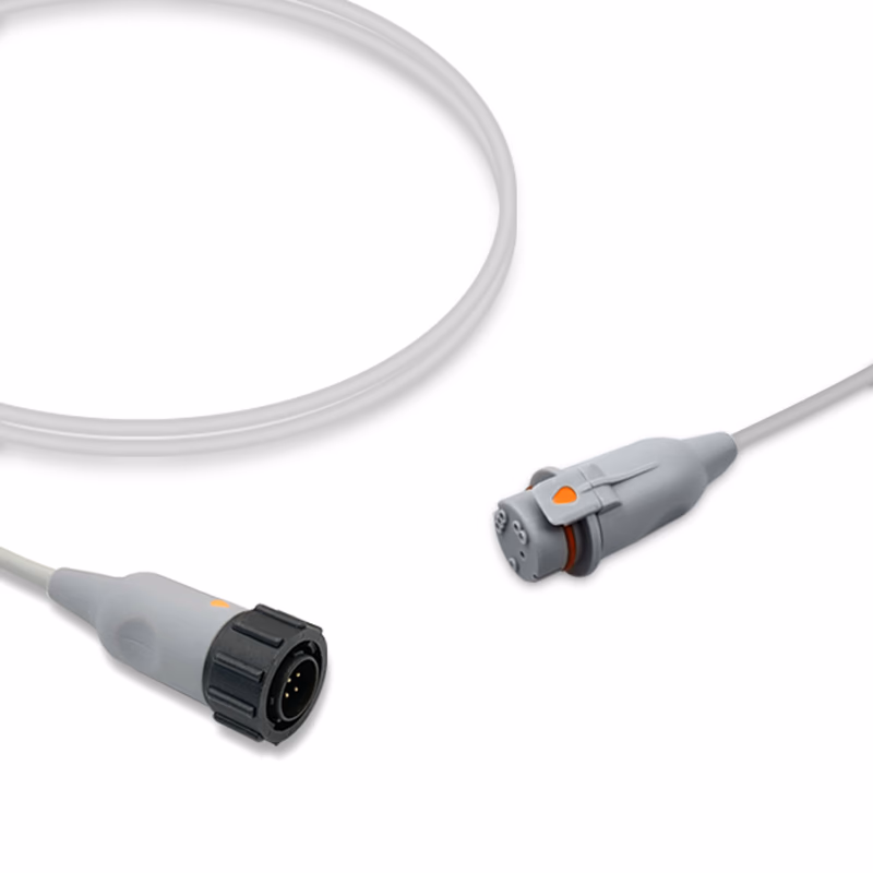 Compatible IBP Adapter Cable (for use with Bard, used with B.D., Transducer) Reusable, 4.0m SKU: IBP-BR-BD40