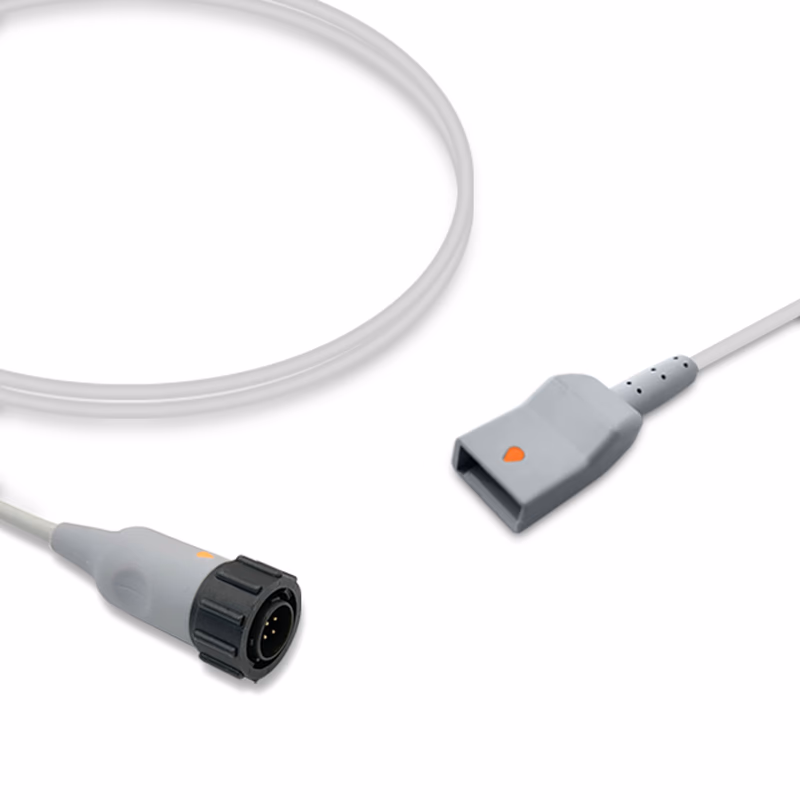 Compatible IBP Adapter Cable (for use with Bard, used with Utah, Transducer) Reusable, 4.0m SKU: IBP-BR-UT40