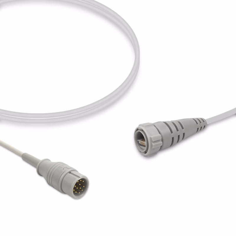 Compatible IBP Adapter Cable (for use with Comen, used with Argon, Transducer) Reusable, 4.0m SKU: IBP-CM-AG40