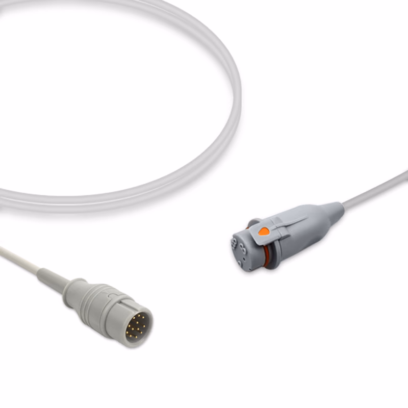 Compatible IBP Adapter Cable (comparable to Comen 040-000456-00, used with B.D., Transducer) Reusable, 4.0m SKU: IBP-CM-BD40