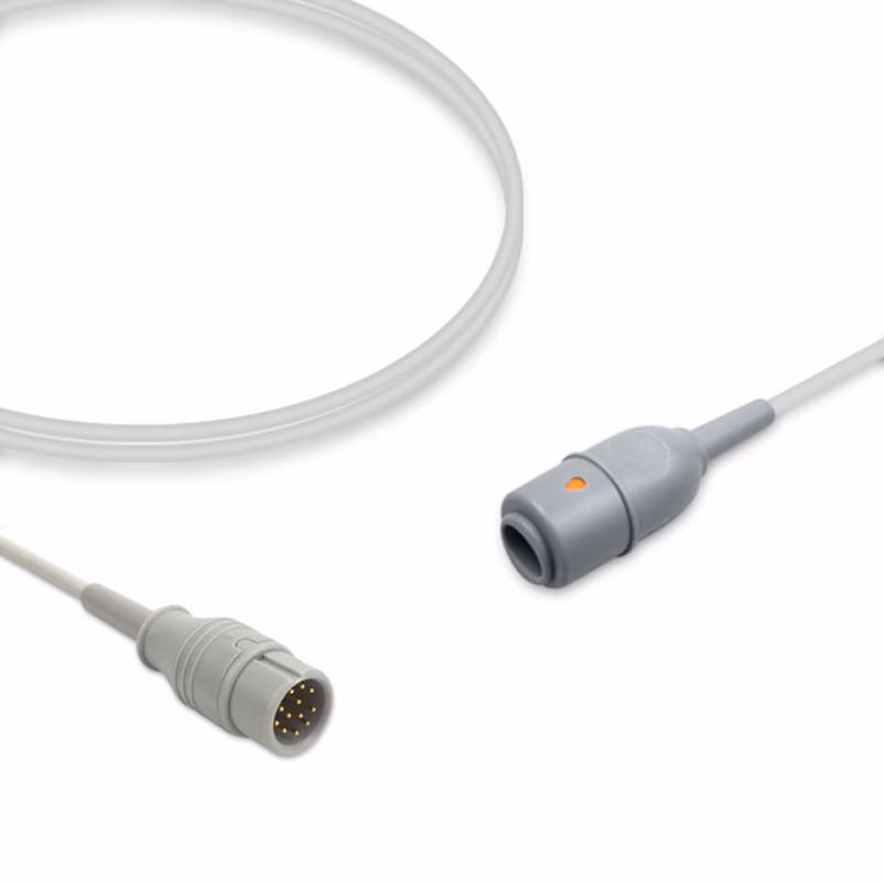 Compatible IBP Adapter Cable (comparable to Comen 040-000454-00, used with Edwards, Transducer) Reusable, 4.0m SKU: IBP-CM-EW40