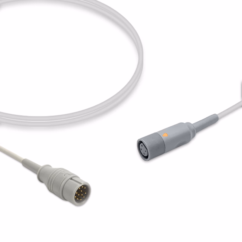 Compatible IBP Adapter Cable (for use with Comen, used with Mindray, Transducer) Reusable, 4.0m SKU: IBP-CM-MIR40