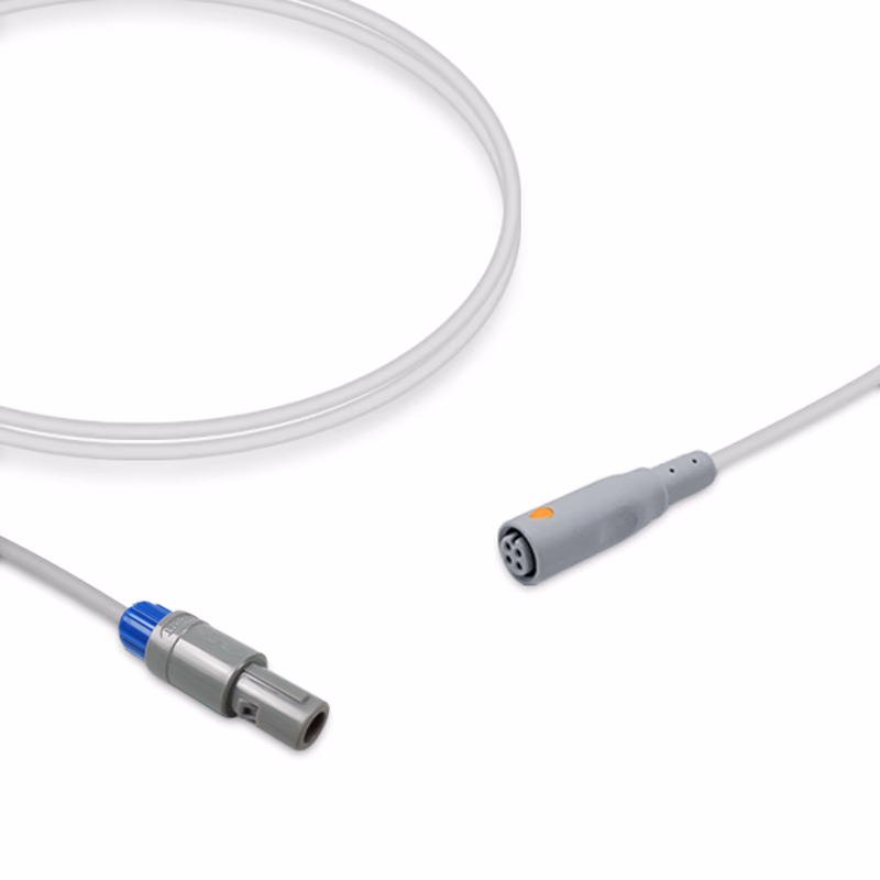 Compatible IBP Adapter Cable (for use with Criticare/CSI, used with B.Braun, Transducer) Reusable, 4.0m SKU: IBP-CSI-BB40