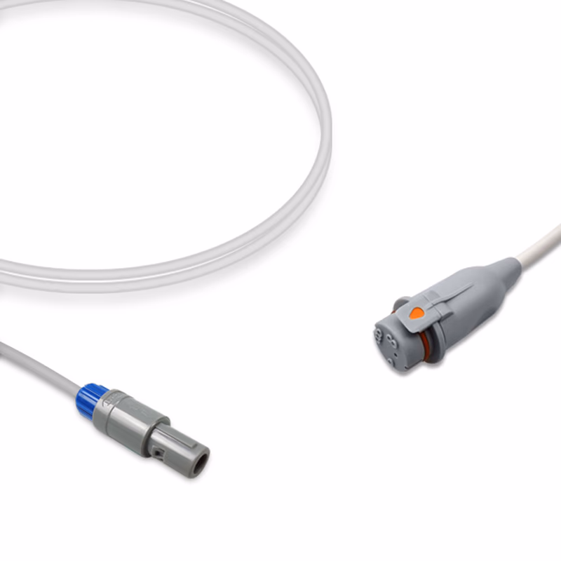 Compatible IBP Adapter Cable (for use with Criticare/CSI, used with B.D., Transducer) Reusable, 4.0m SKU: IBP-CSI-BD40