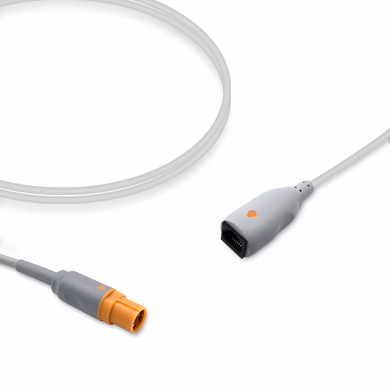 Compatible IBP Adapter Cable (comparable to Draeger MS22535, used with Abbott/Medex, Transducer) Reusable, 4.0m SKU: IBP-DGB-MXT40