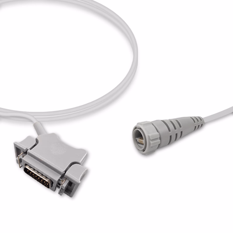 Compatible IBP Adapter Cable (for use with Siemens, used with Argon, Transducer) Reusable, 4.0m SKU: IBP-DGD-AG40