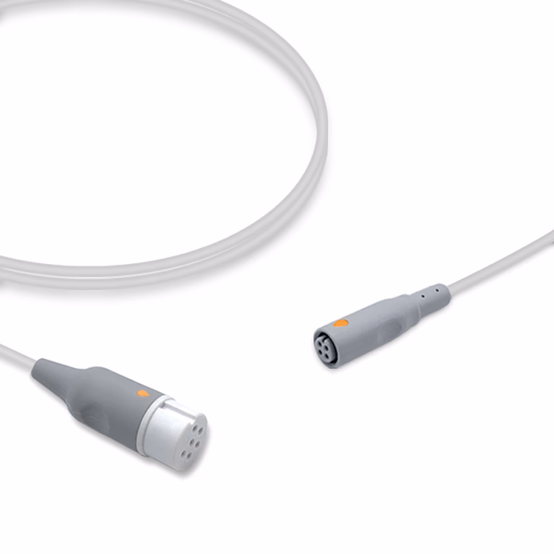 Compatible IBP Adapter Cable (for use with Datascope, used with B.Braun, Transducer) Reusable, 4.0m SKU: IBP-DT-BB40