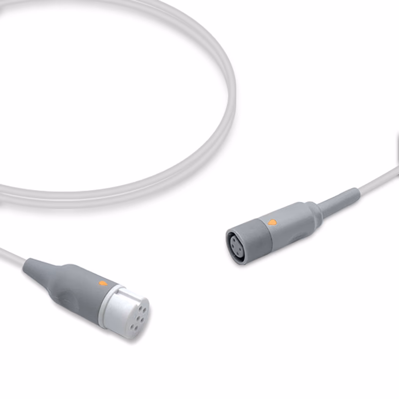 Compatible IBP Adapter Cable (for use with Datascope, used with Mindray, Transducer) Reusable, 4.0m SKU: IBP-DT-MIR40