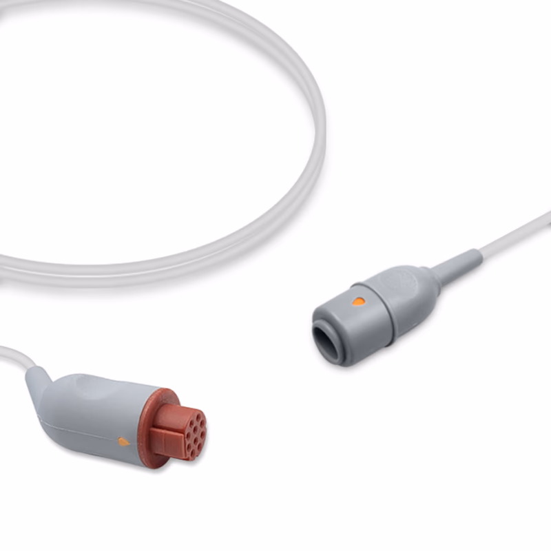 Compatible IBP Adapter Cable (comparable to Datex Ohmeda 8960CKPNL, used with Edwards, Transducer) Reusable, 4.0m SKU: IBP-DX-EW40