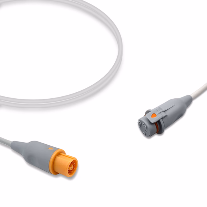 Compatible IBP Adapter Cable (comparable to Fukuda Denshi CJ-410, used with B.D., Transducer) Reusable, 4.0m SKU: IBP-FDA-BD40