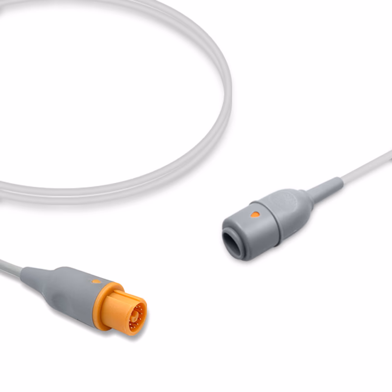 Compatible IBP Adapter Cable (comparable to Fukuda Denshi CJ-428, used with Edwards, Transducer) Reusable, 4.0m SKU: IBP-FDA-EW40