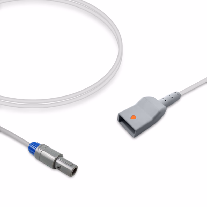Compatible IBP Adapter Cable (for use with Guoteng, used with Utah, Transducer) Reusable, 4.0m SKU: IBP-GT-UT40