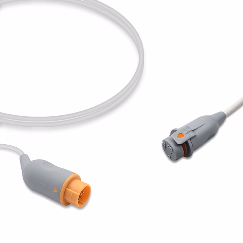 Compatible IBP Adapter Cable (for use with Kontron, used with B.D., Transducer) Reusable, 4.0m SKU: IBP-KTN-BD40