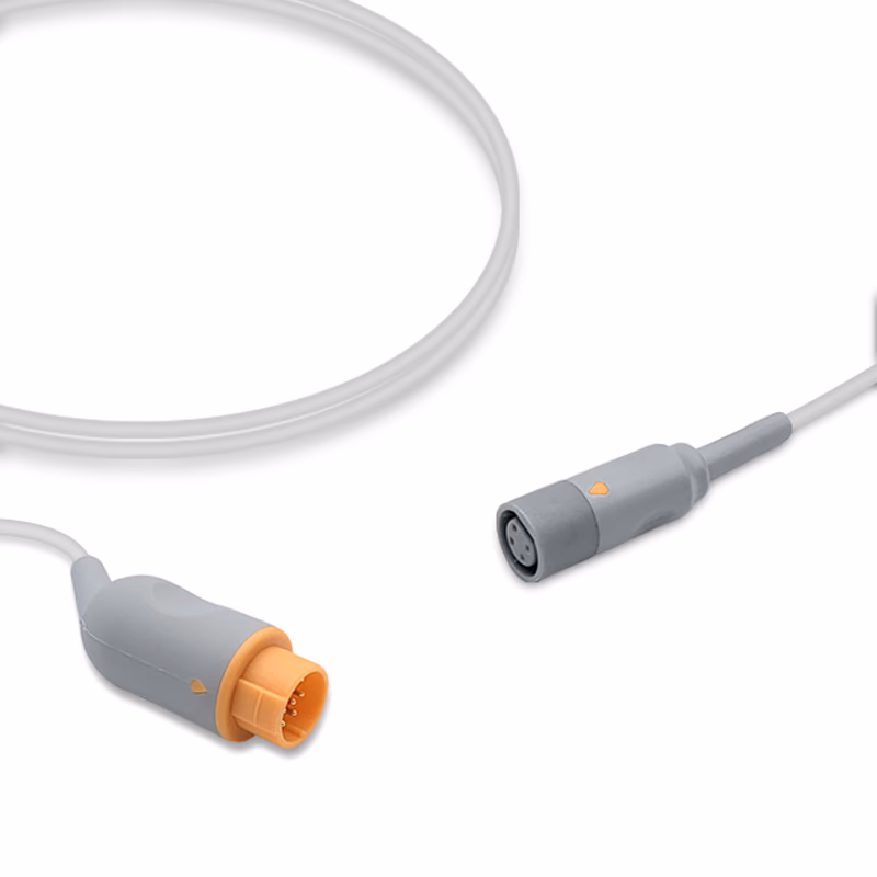 Compatible IBP Adapter Cable (for use with Kontron, used with Mindray, Transducer) Reusable, 4.0m SKU: IBP-KTN-MIR40