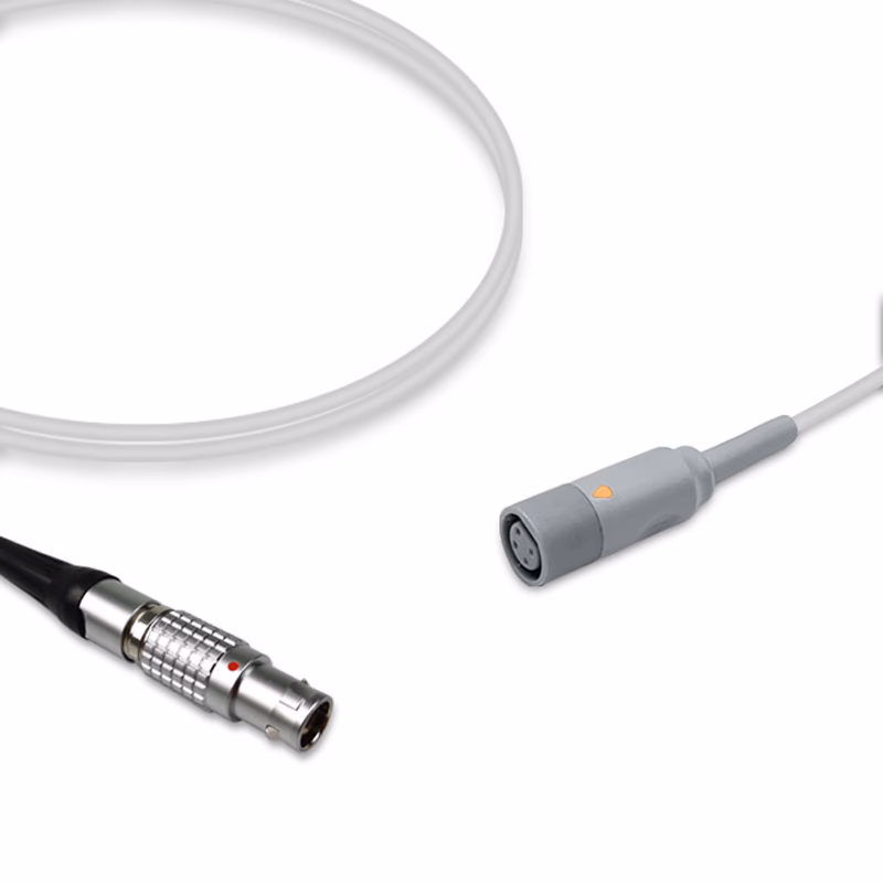 Compatible IBP Adapter Cable (for use with Maquet, used with Mindray, Transducer) Reusable, 4.0m SKU: IBP-ME-MIR40