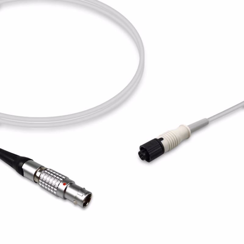 Compatible IBP Adapter Cable (for use with Maquet, used with Medex Logical, Transducer) Reusable, 4.0m SKU: IBP-ME-MXL40