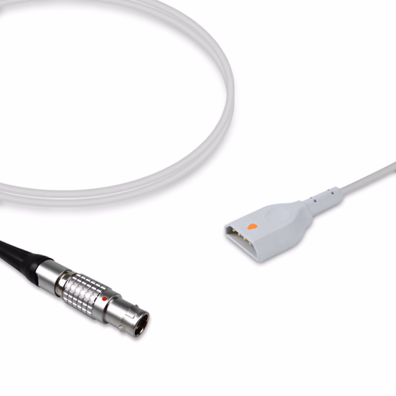 Compatible IBP Adapter Cable (for use with Maquet, used with PVB, Transducer) Reusable, 4.0m SKU: IBP-ME-PVB40