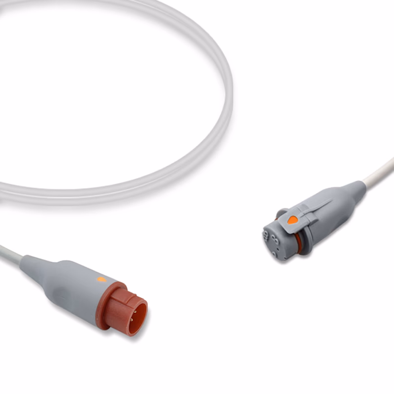 Compatible IBP Adapter Cable (for use with Mennen Medical, used with B.D., Transducer) Reusable, 4.0m SKU: IBP-MN-BD40